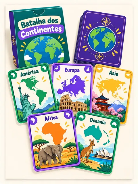 Jogo Batalha dos Continentes